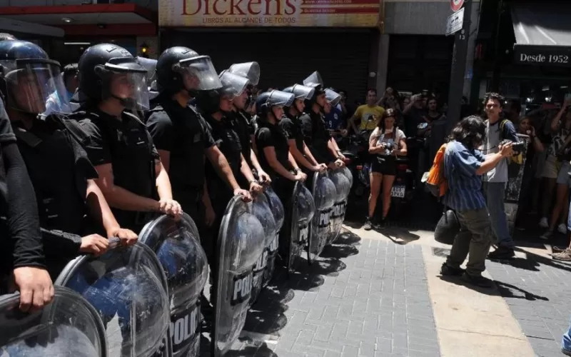 Megaoperativo de Seguridad para la CGT