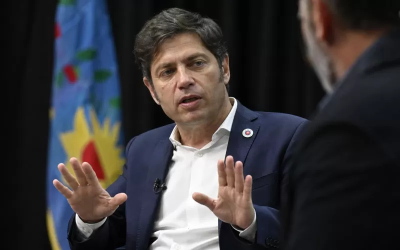 Axel Kicillof esquiv&oacute; definir su postura sobre la baja de imputabilidad