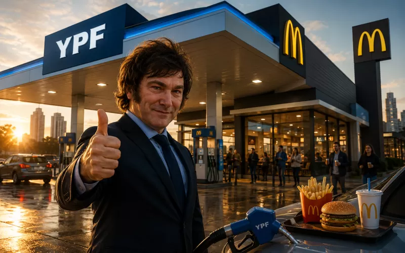 YPF acelera su transformaci&oacute;n: suma a McDonald&rsquo;s y profundiza el modelo Milei