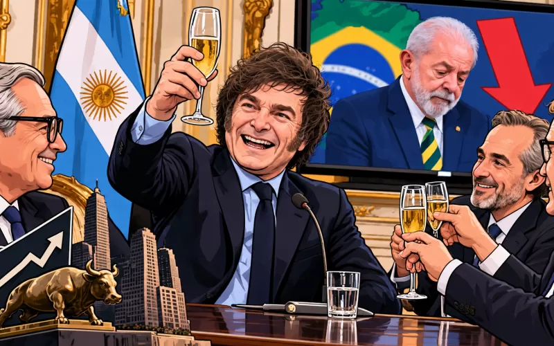 Milei abri&oacute; el Gabinete a Wall Street y festej&oacute; el golpe electoral en Brasil