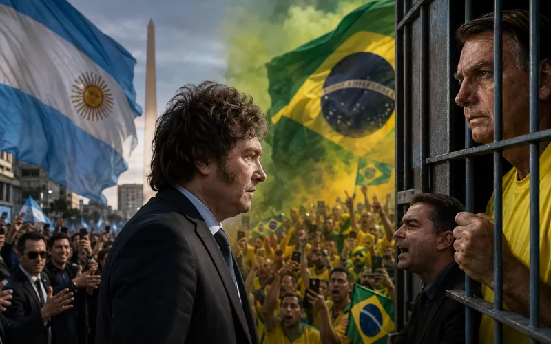 Milei viaja al Brasil polarizado para consolidar el bloque liberal regional