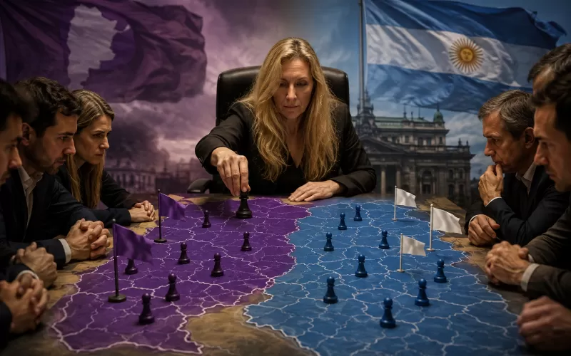 Karina Milei cit&oacute; a las tropas bonaerenses para avanzar sobre el territorio de Kicillof