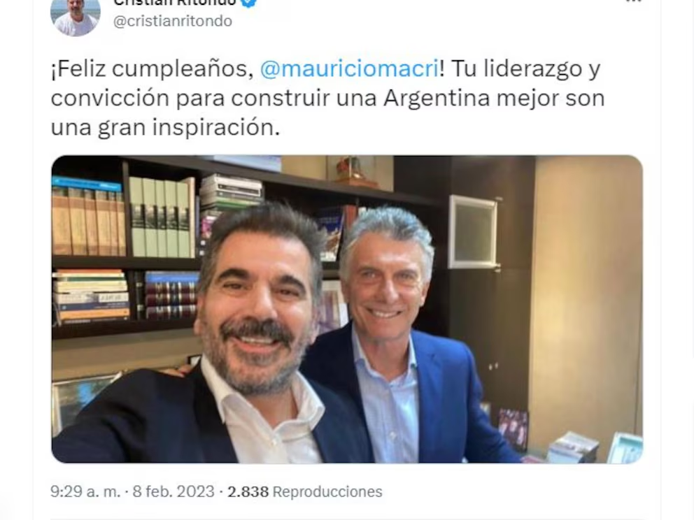 Una foto de Mauricio Macri